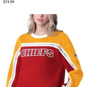 Rally House Chiefs sweatshirt embroidered red chenille letters retails $75